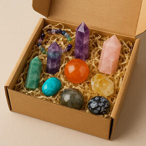 ✨ Mystery Crystal Box – A Magical Surprise of Intuition, Energy & Wonder! ✨